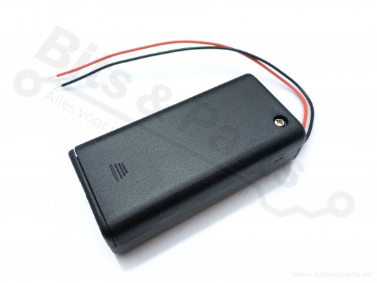 Battery holder AA Penlite x 2 (3V) with lid